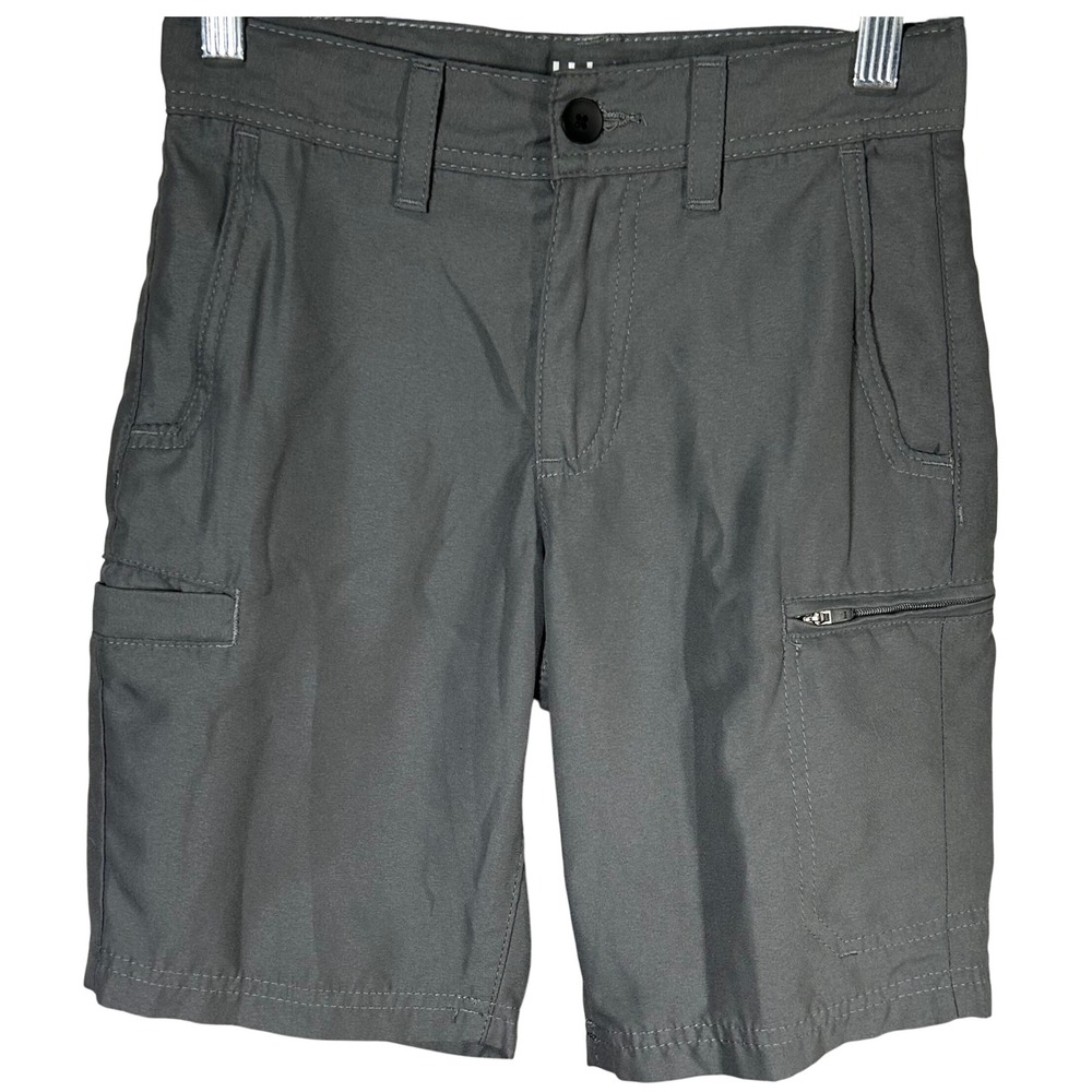 Urban Pipeline Kids Cargo Shorts Size 8 Gray SuperStrong Hits At Knee
